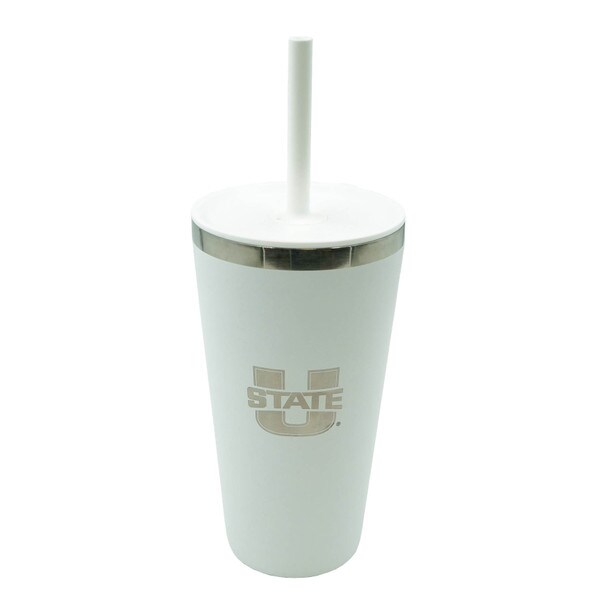 HYDRO FLASK 28 OZ ALL AROUND TUMBLER STRAW LID White